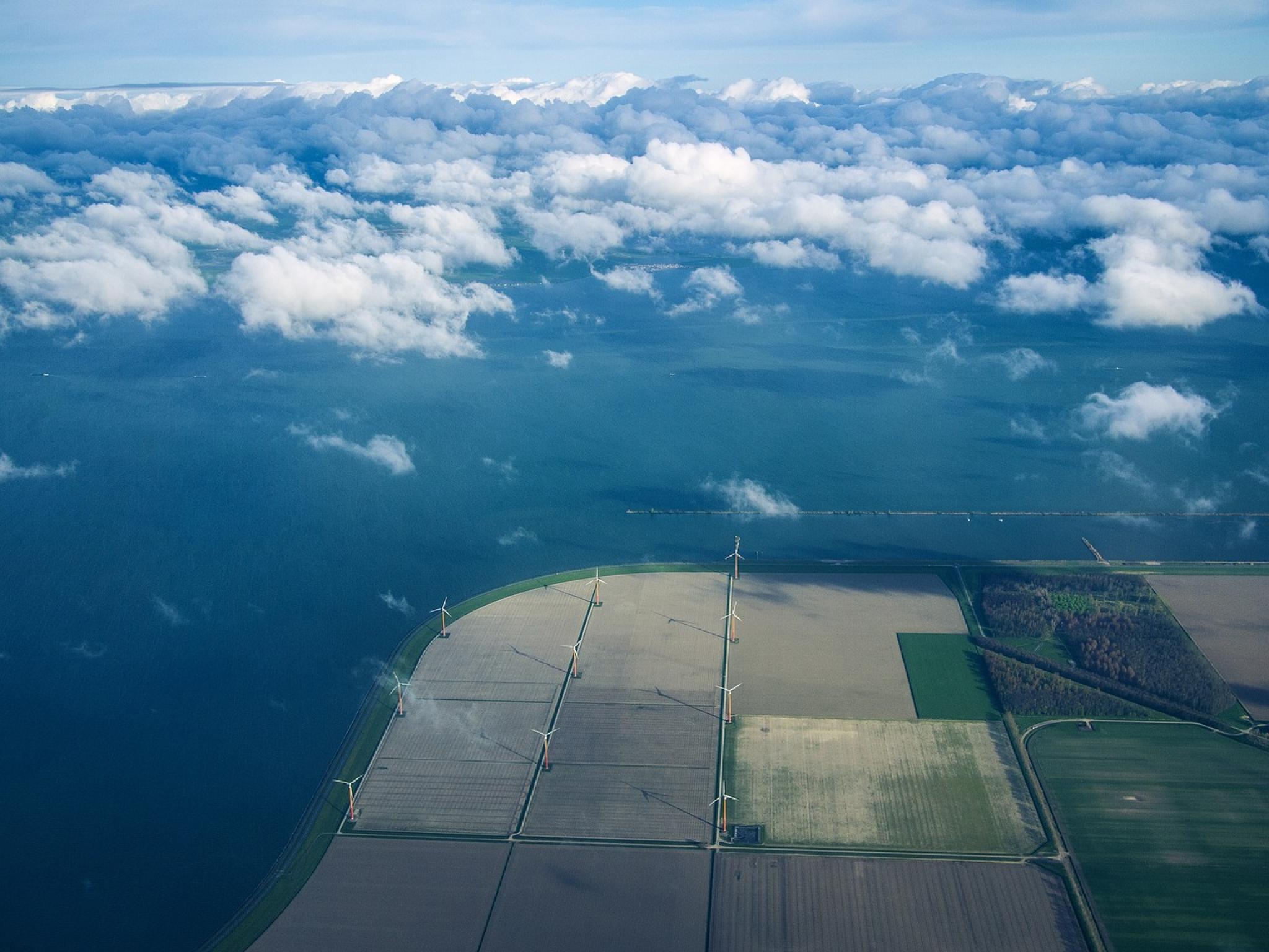 aerial photo of agriculture